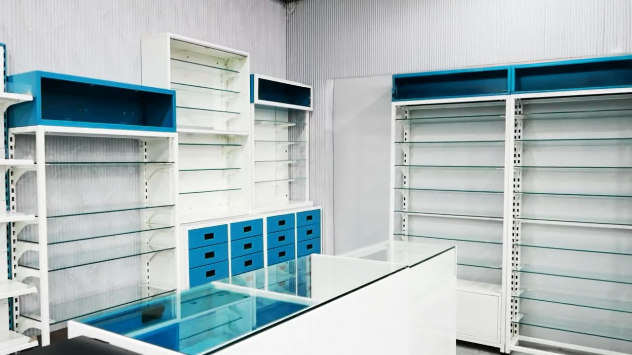 Pullout Medicine Drawer Unit for Medical Stores