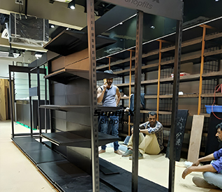 Heavy-Duty Sports Rack for Retail Store Display